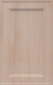 Фасады для кухни Модерн Фрезеровка «Николь» Ясень белый №196