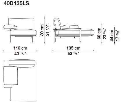 B&B Italia 3-х местный кожаный диван Diesis sun-id-1430470 - Вид №7