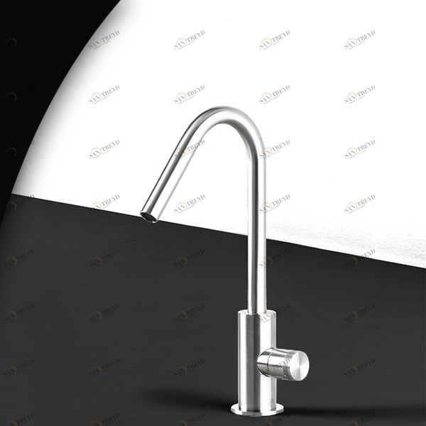 Смеситель для раковины HIRO HIR1L серебристый глянцевый Radomonte