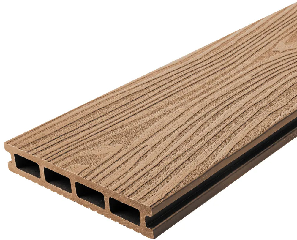 Террасная доска T-DECKS Венге для стильного оформления открытых пространств 89366382