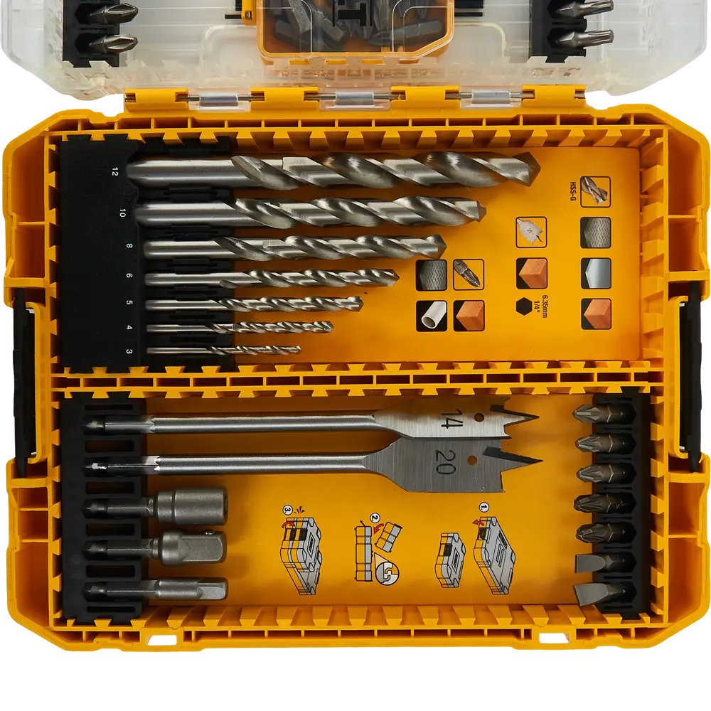 Набор сверл и бит Dewalt DT70757-QZ, 56 предм. 82656227 STLM-2028117  - Вид №3