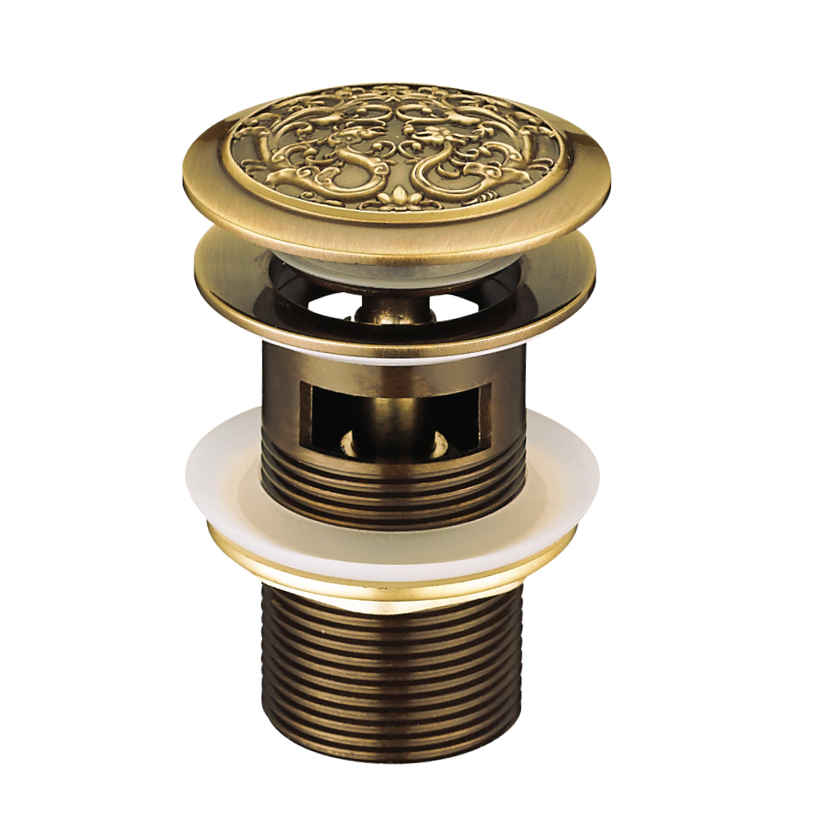 LM6680B Аксессуары Jasmine донный клапан клик-клак, бронза LEMARK  - Вид №1