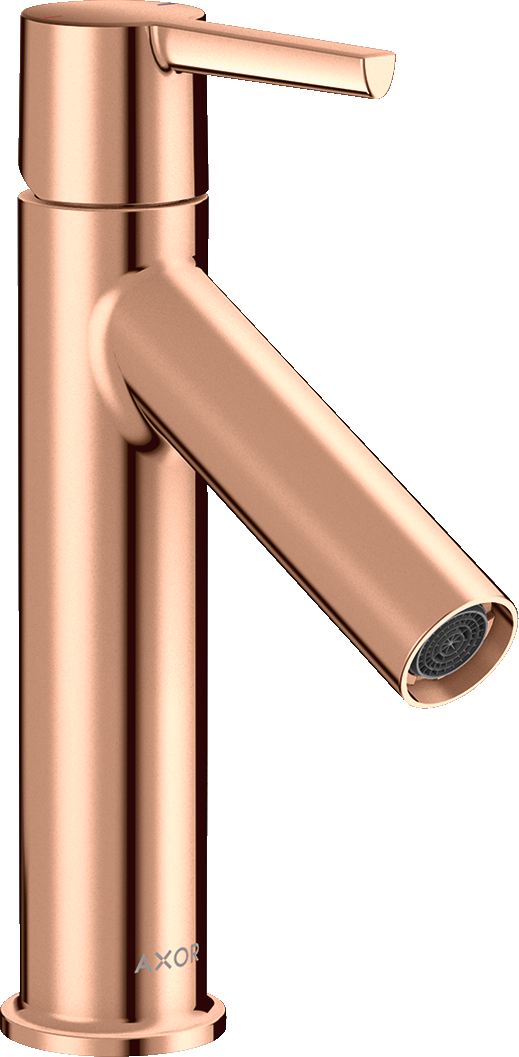 10003300 Смеситель для раковины 100, однорычажный, со сливной ручкой и сливным гарнитуром AXOR STARCK