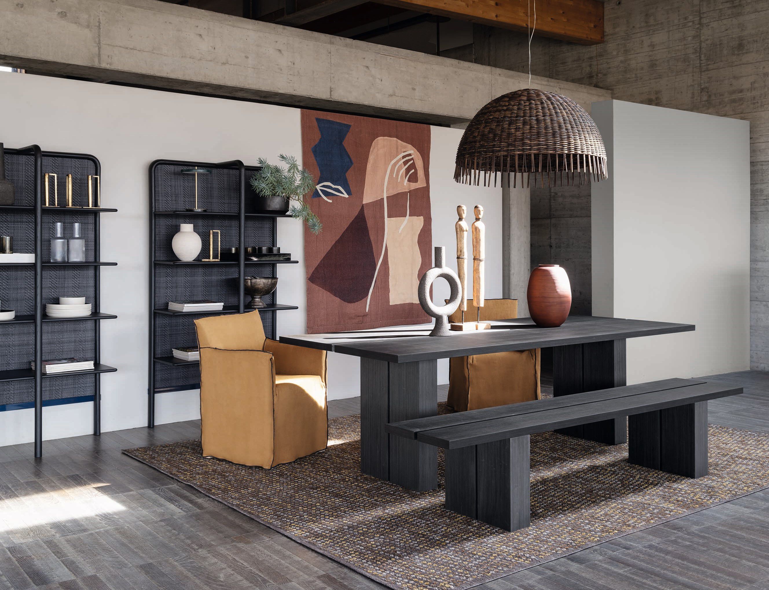 Деревянная скамья Gervasoni яку ARCH-00049418 - Вид №9