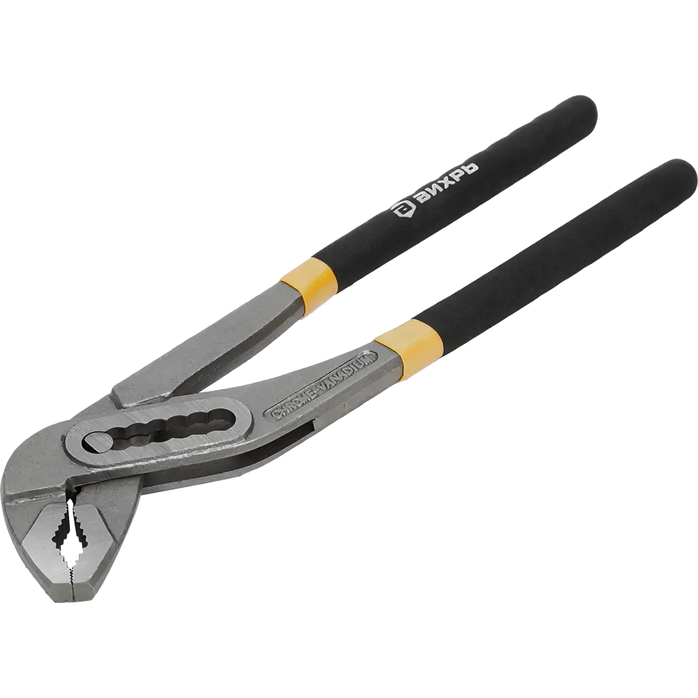 Клещи переставные Вихрь 250 мм с регулируемым захватом до 40 мм 84609164 STLM-1420674