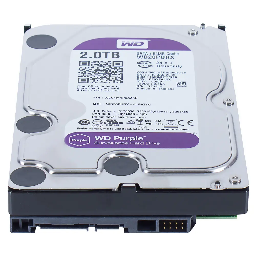 Жесткий диск Western Digital 2 Tb, 17x11x2 см, алюминий/сталь STLM-2090726 - Вид №3