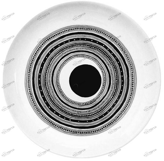 Kiasmo Керамическая тарелка Exiles 2015kddexip