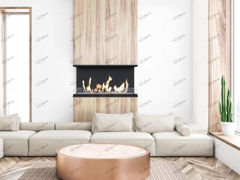 Kratki Настенный камин из биоэтанола из стали и стекла sun-id-1393524