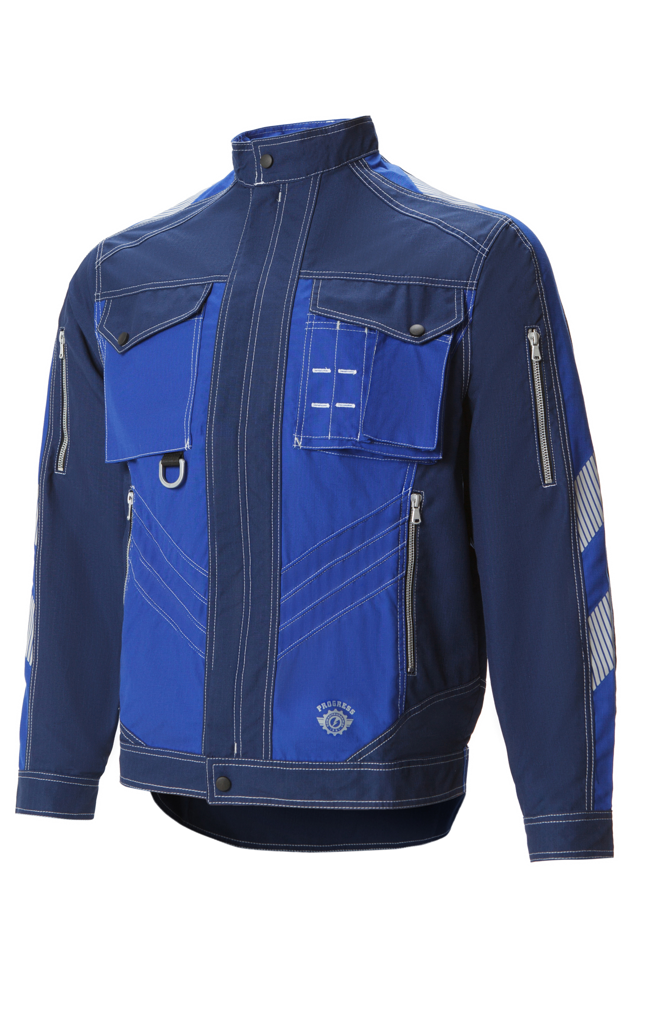 68808 Костюм "Прогресс" темно-синий с васильком  Летняя спецодежда  размер 52-54/170-176  - Вид №1