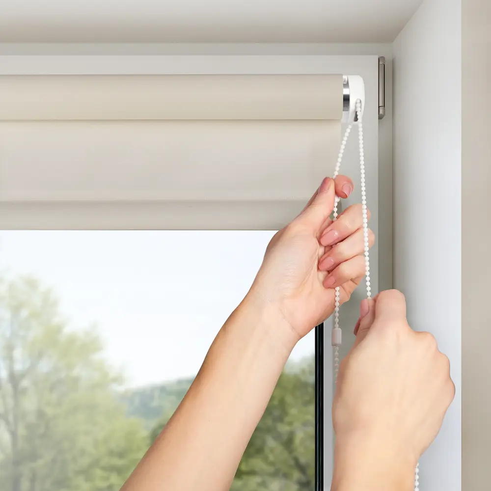 Штора рулонная Plain, 70x160 см, цвет белый PRAKTO STLM-2022480 - Вид №2