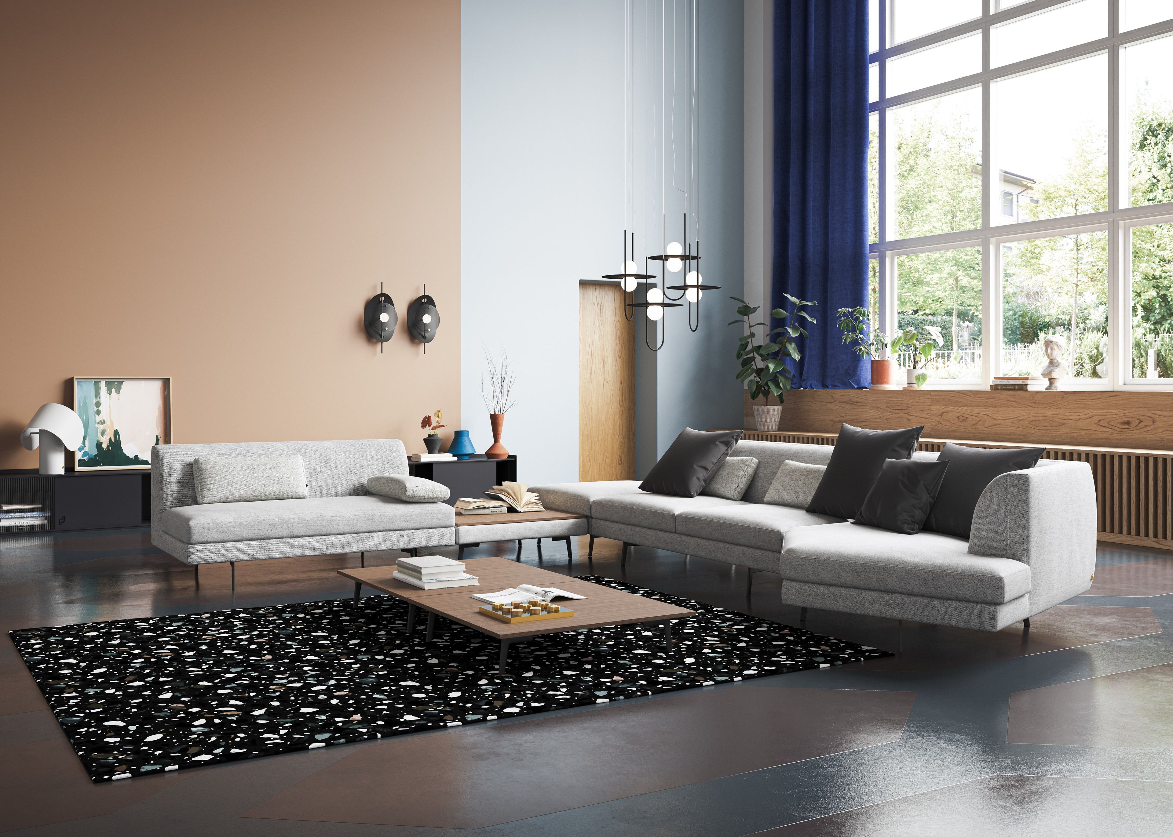 Тканевый диван с полуостровом Liu Jo Living Collection Warmover ARCH-00128510 - Вид №5