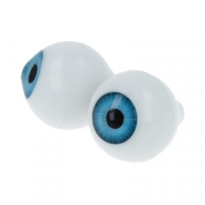 405930 Глаза акриловые для кукол №2 2 шт 16 мм голубые Padico Co