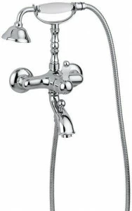 Rubinetteria Giulini Настенный смеситель для ванны с ручным душем Pragamix - pragamix crystal F7510