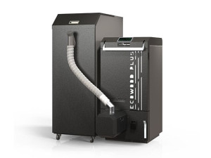 Дровяной котел с вращающейся горелкой