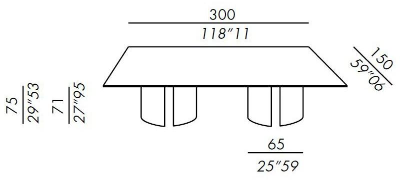 Meridiani Прямоугольный обеденный стол из латуни Gong sun-id-1432432 - Вид №6