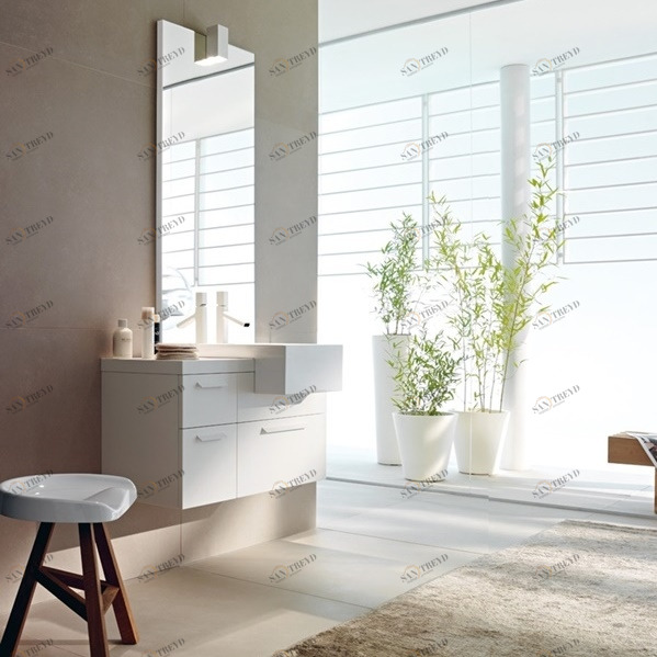 Комбинация ванной комнаты FLY125 в отделке  Prop 17 Ceramica / L41 Bianco MILLDUE FLY