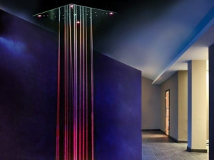 Светодиодная потолочная насадка для душа из нержавеющей стали