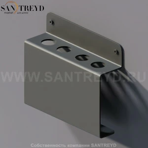 Agape MACH 2 Держатель для зубных щеток черный AMC20931E