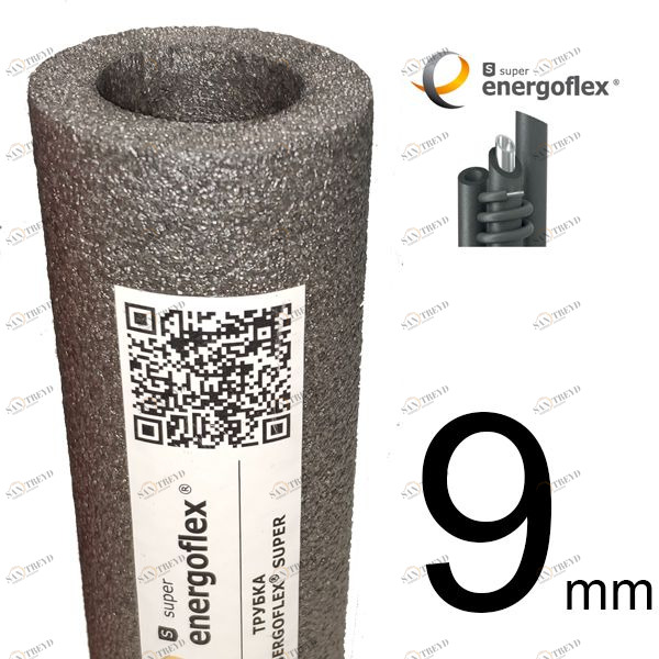 Теплоизоляция Energoflex® Super С22/9, для трубы 20, толщина стенки 9 мм, цвет серый EFXT022092SU