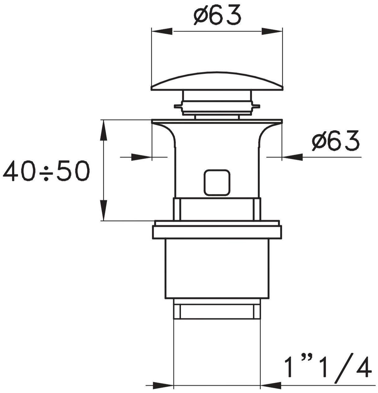 RUBINETTERIE STELLA Слив для биде для умывальника Sirius sun-id-1441276 - Вид №3