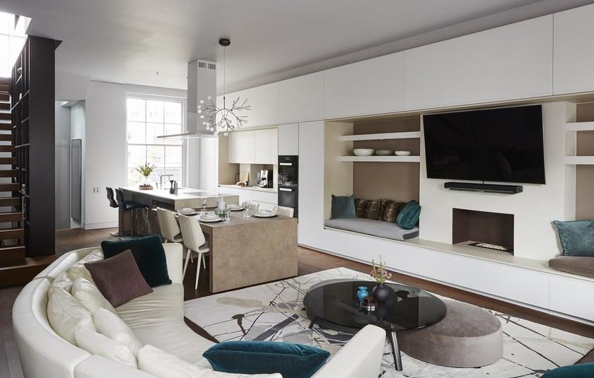 TM Italia Cucine Кухня из лакированного меламина с островом K6 sun-id-1441159 - Вид №1