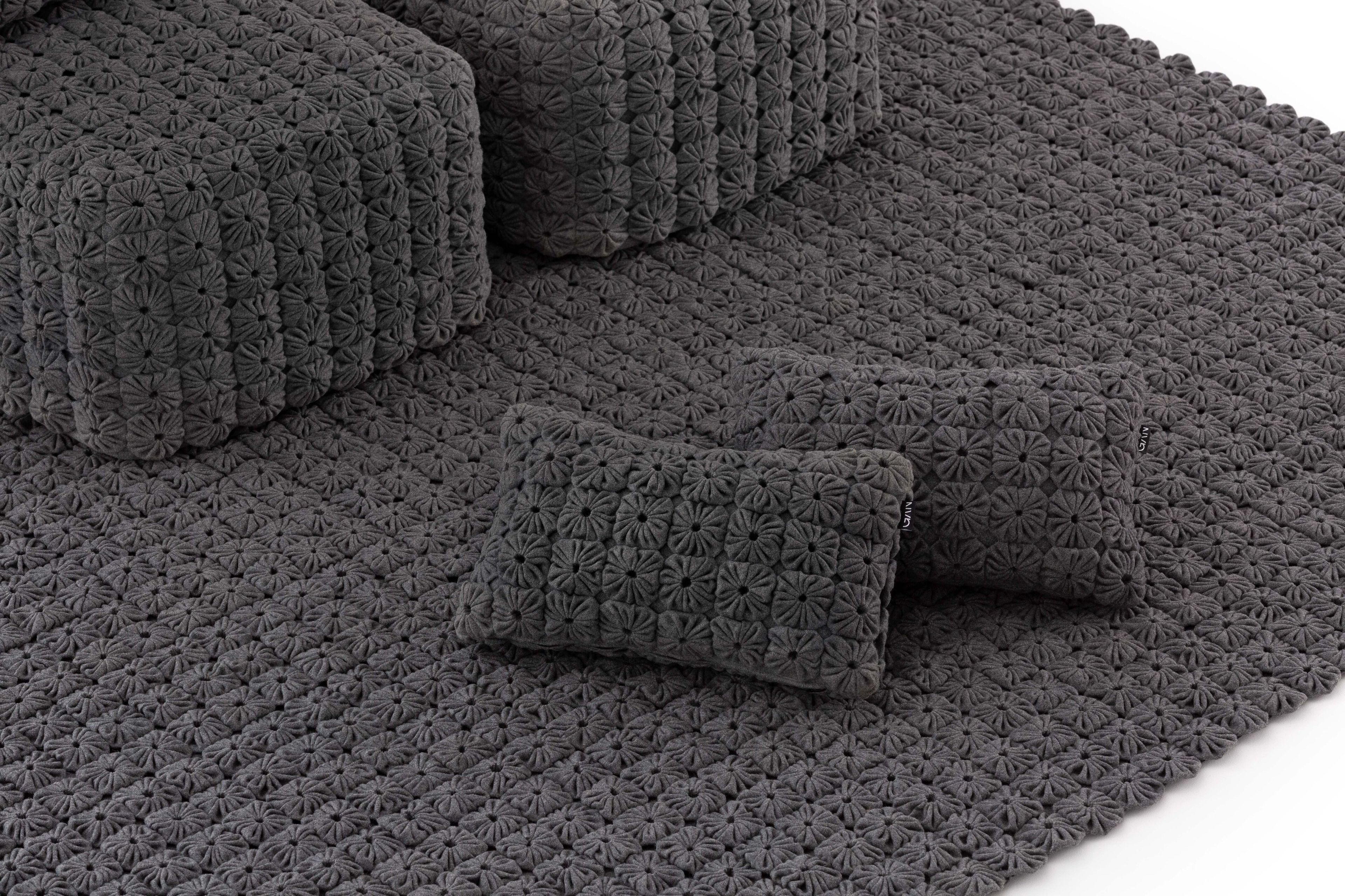 Съемный шерстяной пуфик GAN Momos ARCH-00144491 - Вид №9