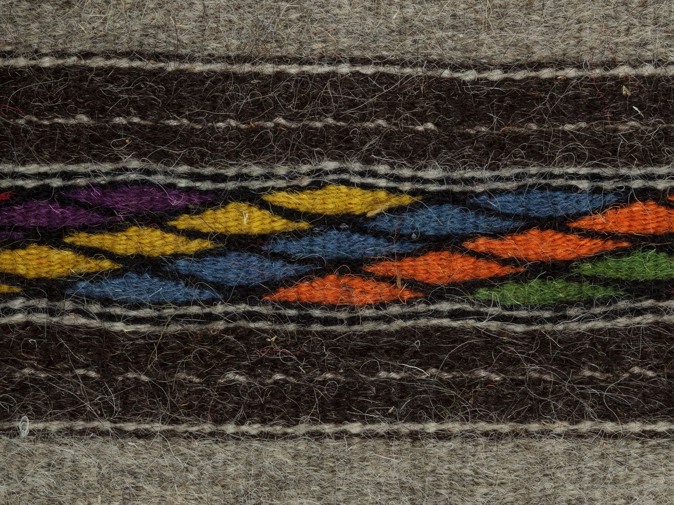 Полосатый шерстяной ковер ручной работы Eugenia Pinna ELEGIO ARCH-00056086 - Вид №1