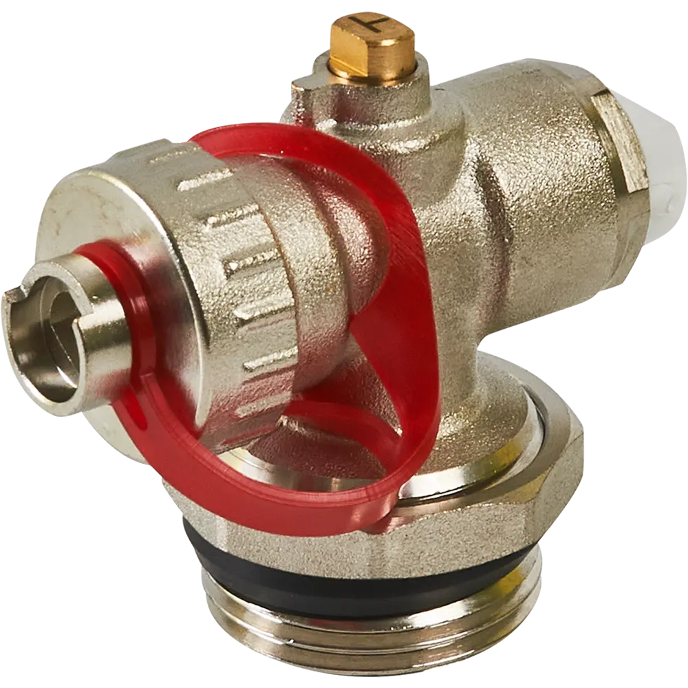 Регулируемый концевой фитинг Rommer с ручным воздухоотводчиком 1" 87956068 STLM-1432742 - Вид №5