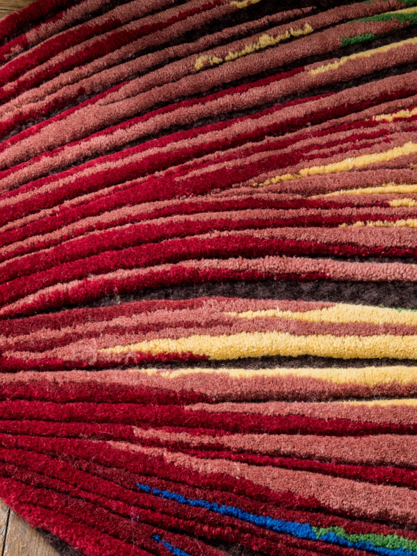 Изогнутый ковер ручной работы Tapis Rouge электрический ARCH-00091820 - Вид №10