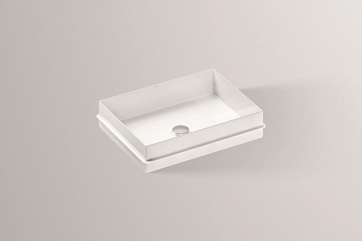 2226503000 Встраиваемая раковина для плит толщиной 30 мм, eb.me500, белая, proshield Alape серия ME (Metaphor) 