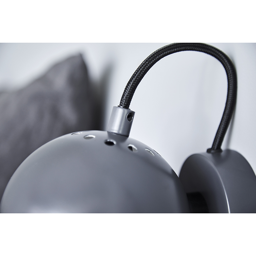 47501250111/104739 Лампа настенная ball, D12 см, синяя матовая Frandsen  - Вид №4