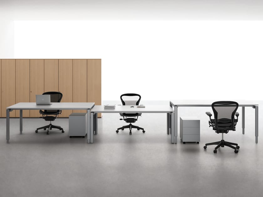 Прямоугольный стол с регулируемой высотой Citterio осколок ARCH-00071315