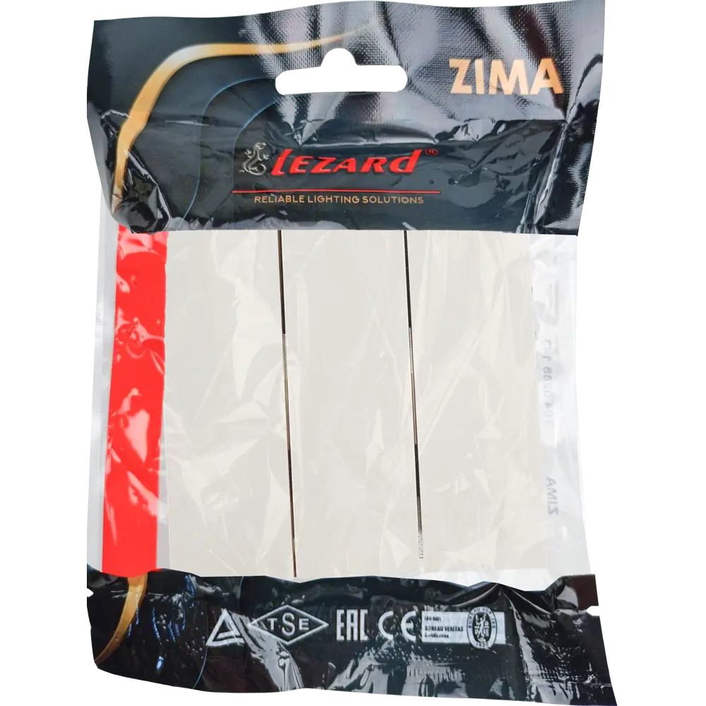 Выключатель встраиваемый Lezard Zima 3 клавиши цвет слоновая кость STLM-2077125 - Вид №5