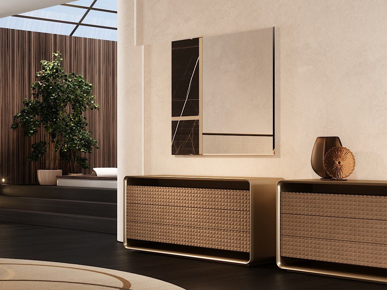 Квадратное настенное зеркало REFLEX Mondrian ARCH-00054414 - Вид №2