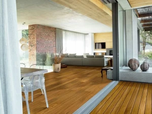 Unikolegno 2-х слойный паркет из тикового дерева Type