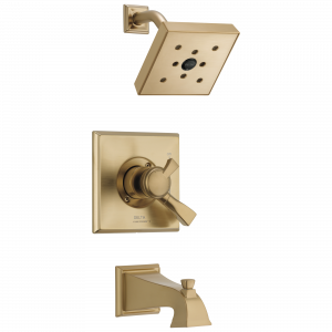 T17451-CZH2O Monitor® 17 Series H2Okinetic® для ванны и душа Delta Faucet Dryden Шампанское бронза