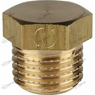 Заглушка НР 1/8" латунь STOUT SFT0024000018