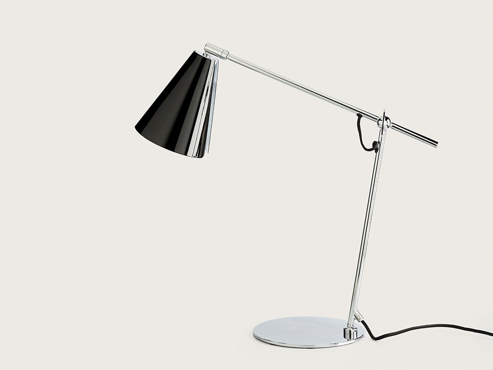 091410 Настольная лампа черный плафон Aromas del Campo Lua  - Вид №1