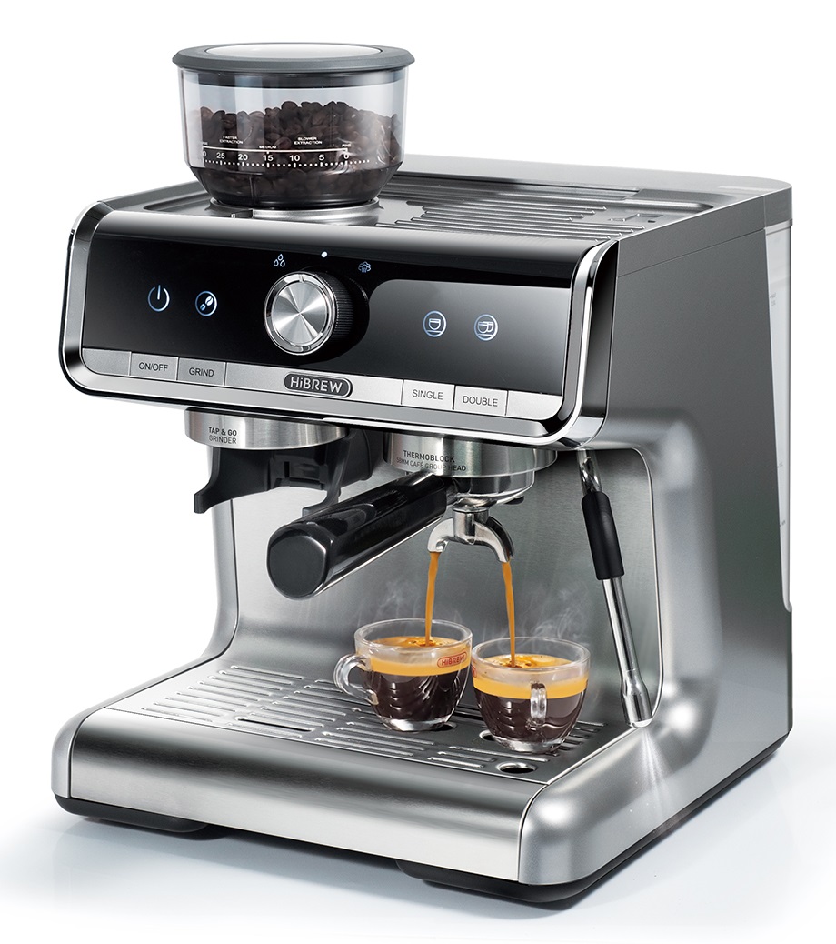 9156889 Кофемашина автоматическая Hibrew H7 серебристый STDN-0149144 - Вид №2