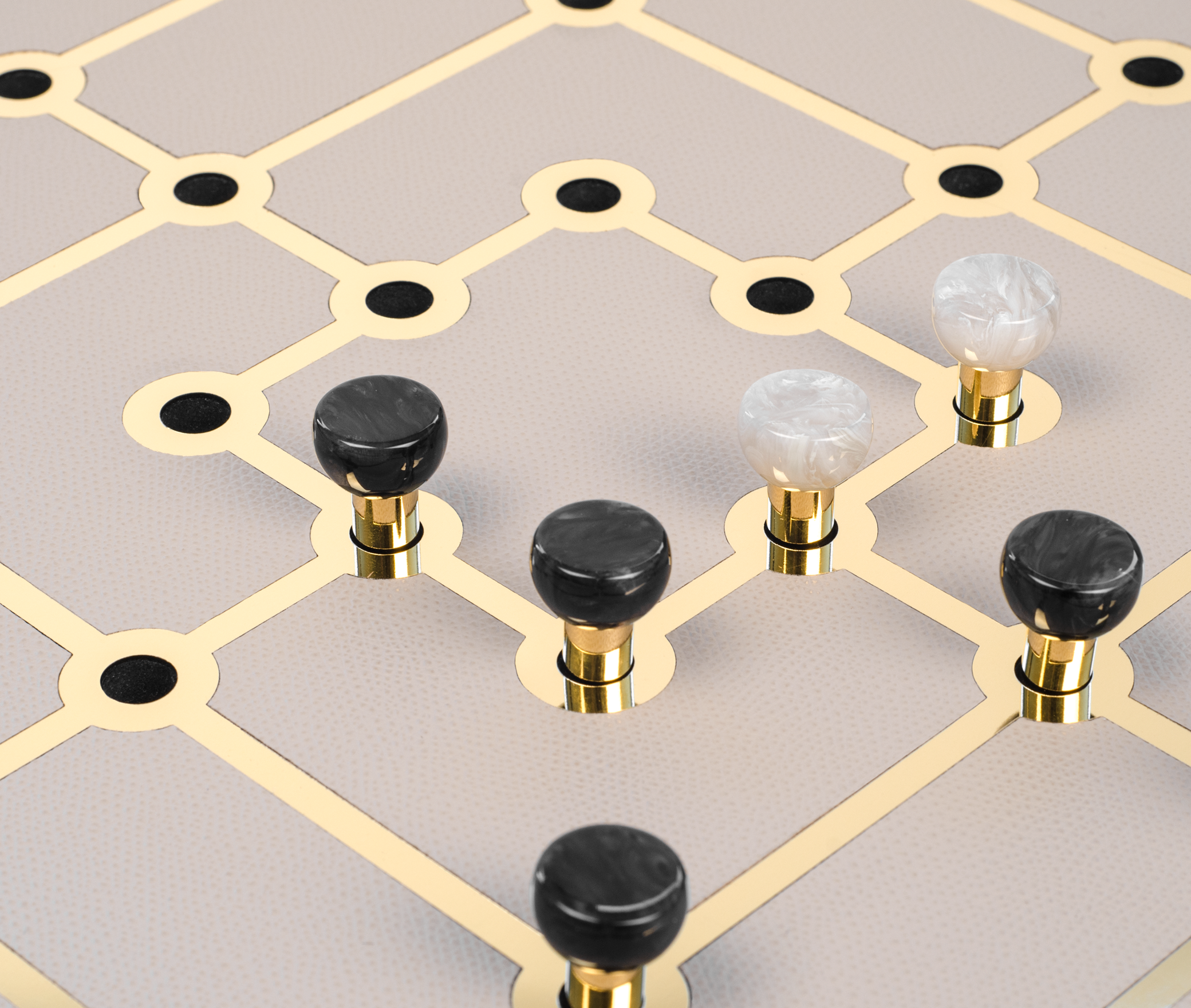 Набор игр «Мельница» - 39X39XH2,5 см / зернистая кожа_лимон Pinetti 00.1020.029.095 - Вид №4