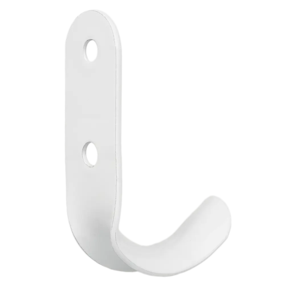 89344625 Вешалка настенная №7 1 крючок цвет белый STLM-1007758 VILPLAST  - Вид №2