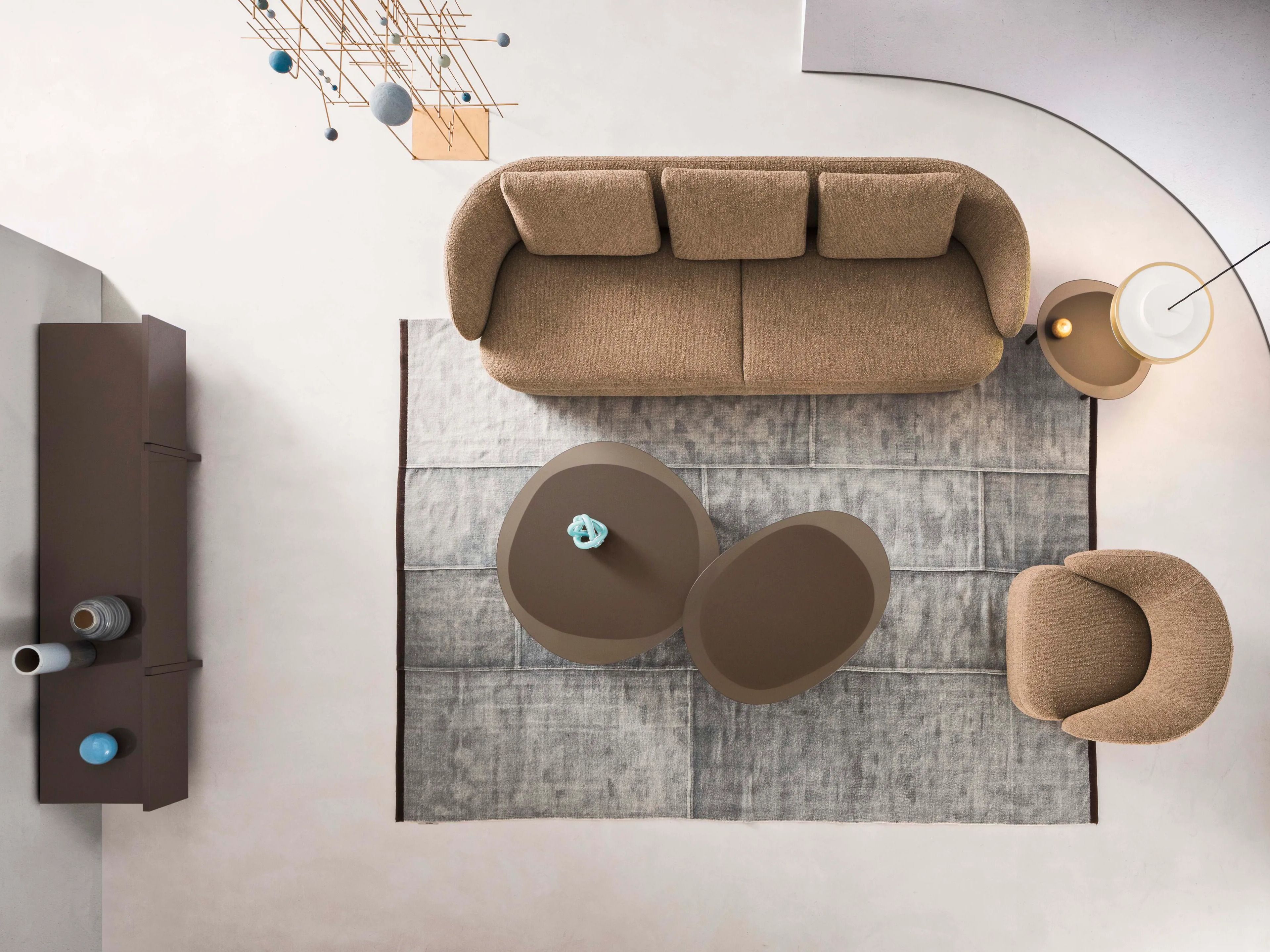 Тканевое кресло с подлокотниками Alf DaFrè Sobi ARCH-00104770 - Вид №4