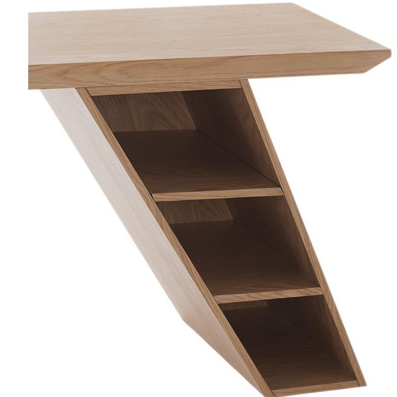 Письменный стол деревянный с ящиками и полками дуб Roble от Angel Cerda ANGEL CERDA  241797 Дуб  - Вид №5