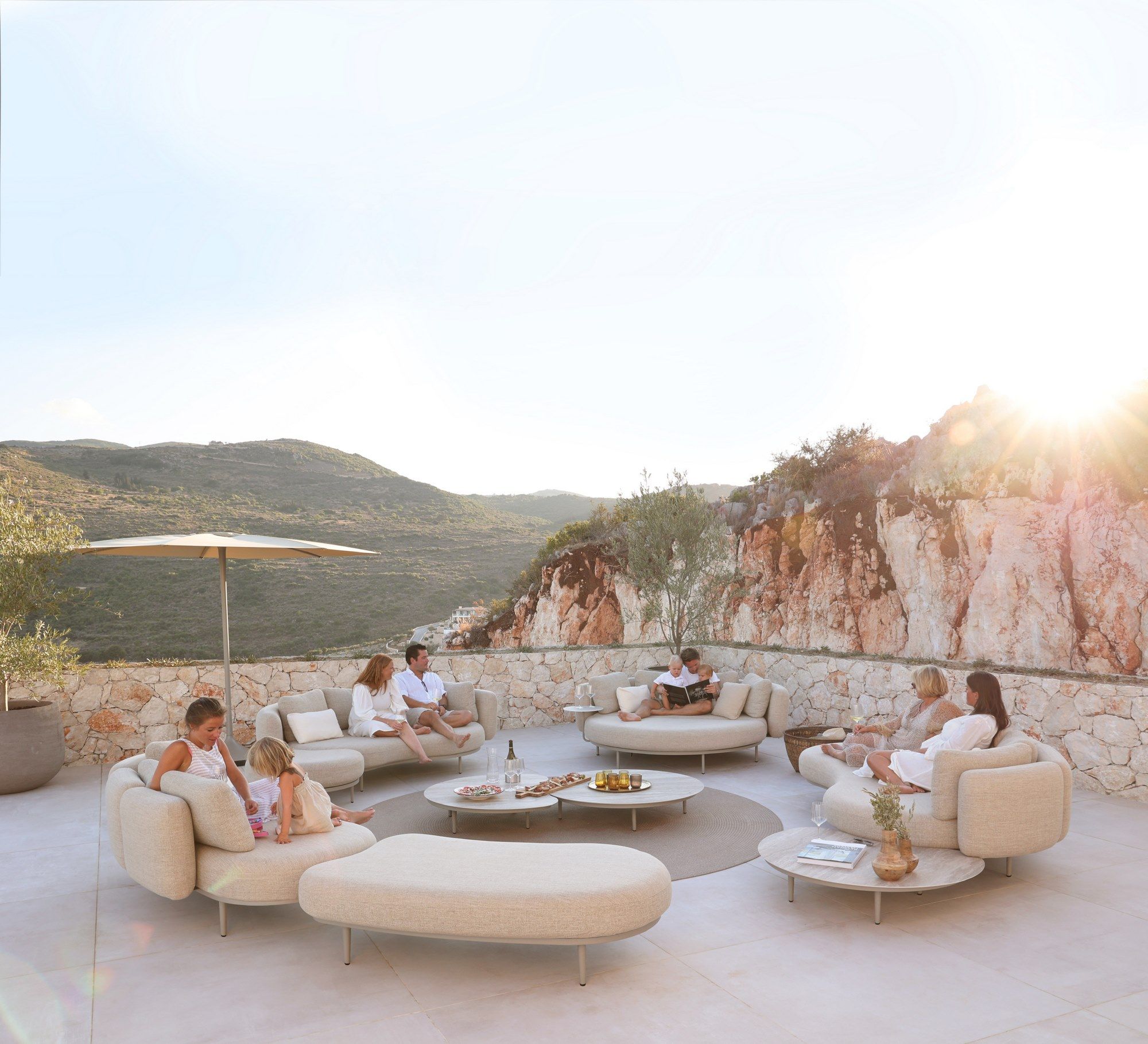 Керамический низкий садовый столик Royal Botania Organix Lounge ARCH-00135285 - Вид №11