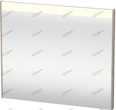 BR700203131 Brioso Зеркало с подсветкой Сосна серебристая, декор Duravit