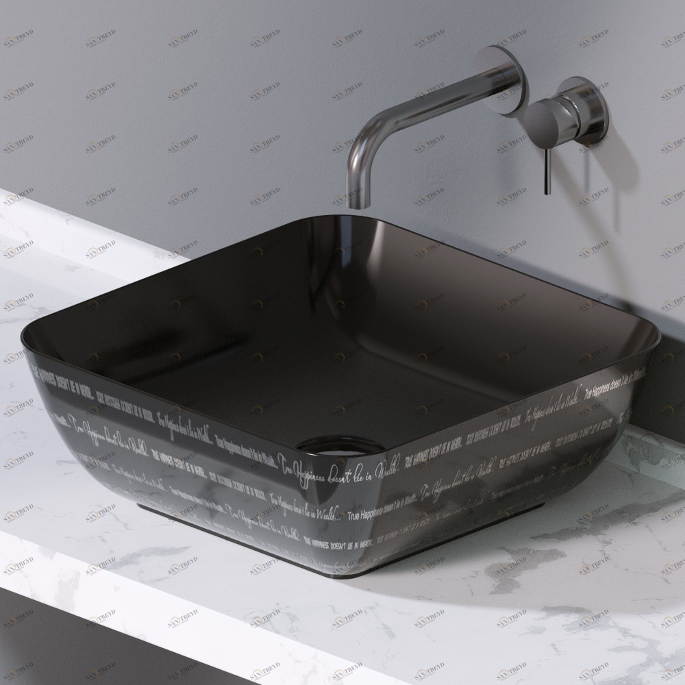 L602421P Накладная раковина на столешницу  прямоугольная A. e T. Italia ELITE AeT ITALIA