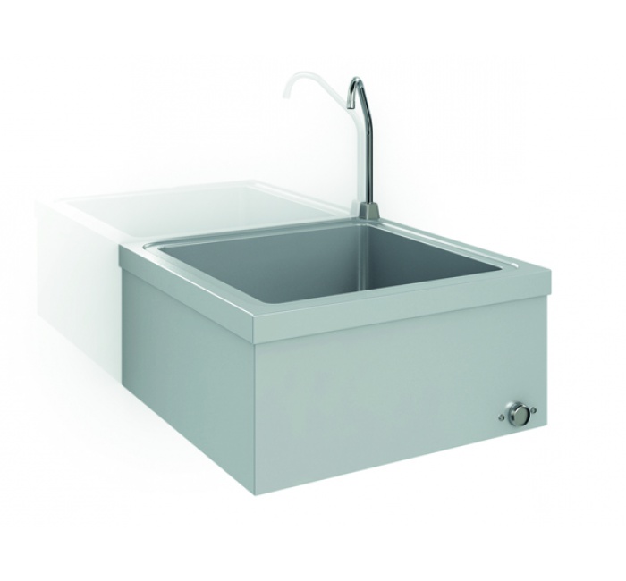 GW08 27 04 01 Подвесная раковина настенная прямоугольная Genwec  белая 