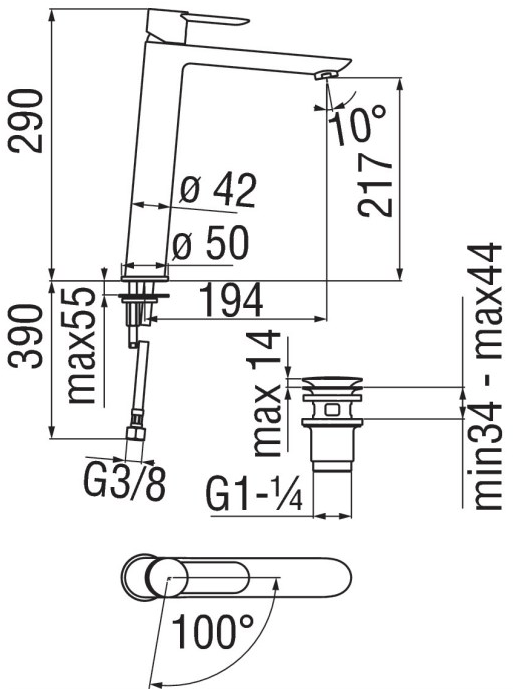 Nobili Rubinetterie Смеситель для умывальника Sand sun-id-1391726 - Вид №2