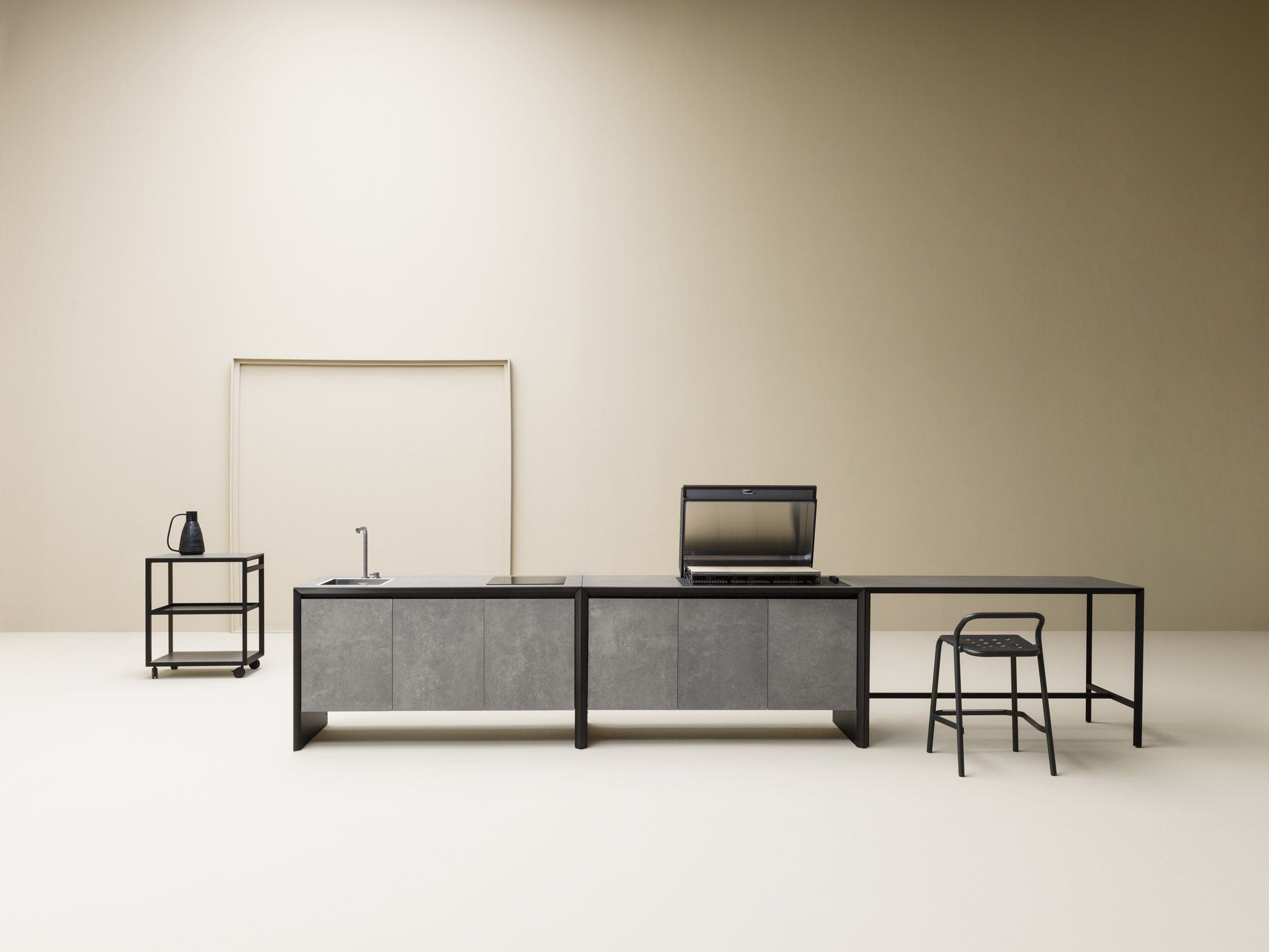 Прямоугольный алюминиевый стол Varaschin Outdoor Cooking ARCH-00146880