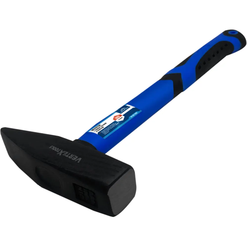Молоток слесарный Vertextools с фиберглассовой ручкой 500 г 89411083 STLM-1572262
